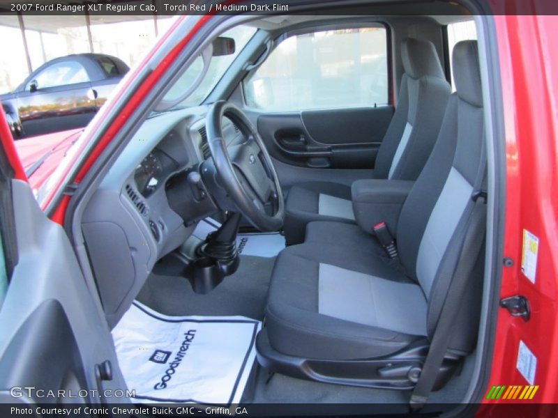 Torch Red / Medium Dark Flint 2007 Ford Ranger XLT Regular Cab