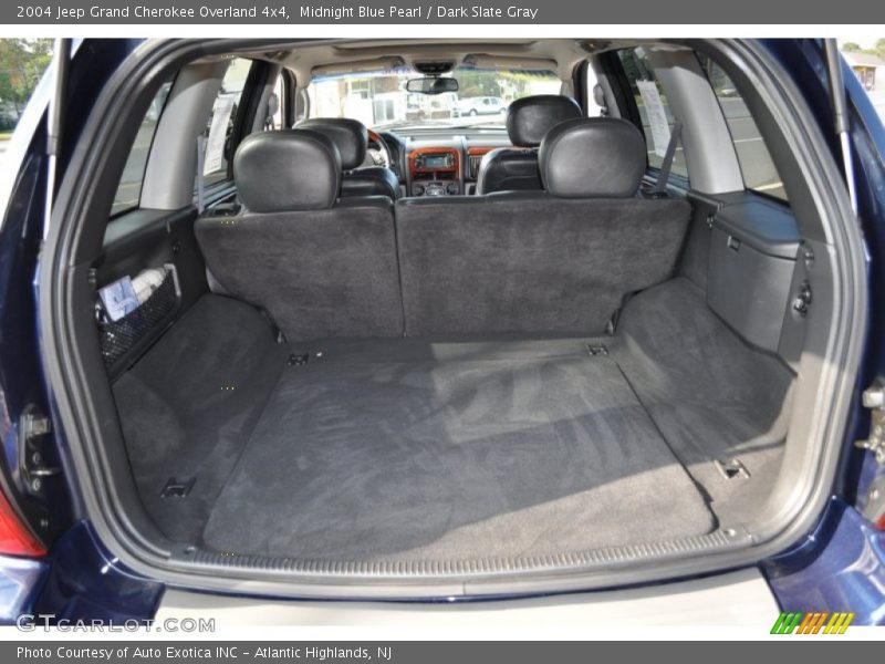 Midnight Blue Pearl / Dark Slate Gray 2004 Jeep Grand Cherokee Overland 4x4