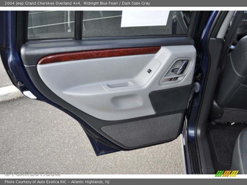 Midnight Blue Pearl / Dark Slate Gray 2004 Jeep Grand Cherokee Overland 4x4