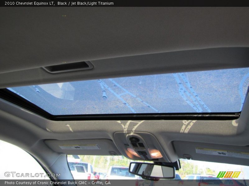 Black / Jet Black/Light Titanium 2010 Chevrolet Equinox LT