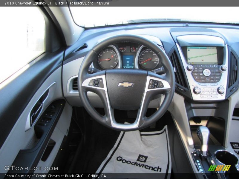 Black / Jet Black/Light Titanium 2010 Chevrolet Equinox LT