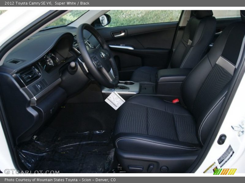  2012 Camry SE V6 Black Interior