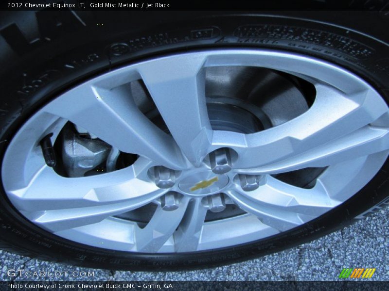 Gold Mist Metallic / Jet Black 2012 Chevrolet Equinox LT