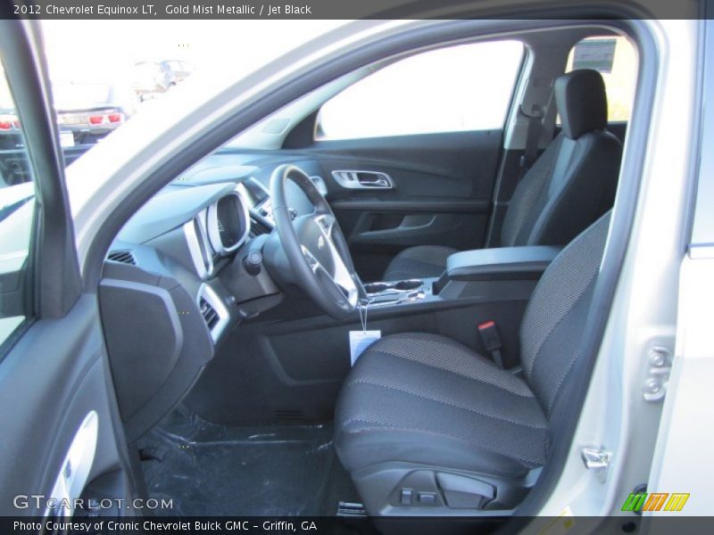 Gold Mist Metallic / Jet Black 2012 Chevrolet Equinox LT