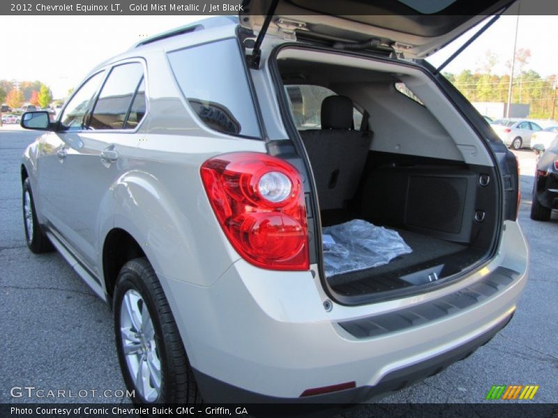 Gold Mist Metallic / Jet Black 2012 Chevrolet Equinox LT