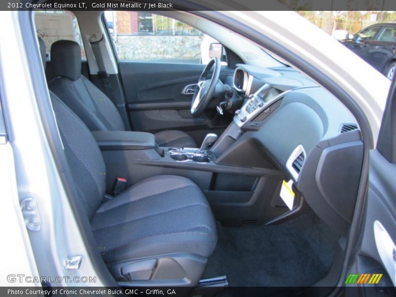 Gold Mist Metallic / Jet Black 2012 Chevrolet Equinox LT