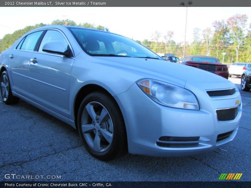 Silver Ice Metallic / Titanium 2012 Chevrolet Malibu LT