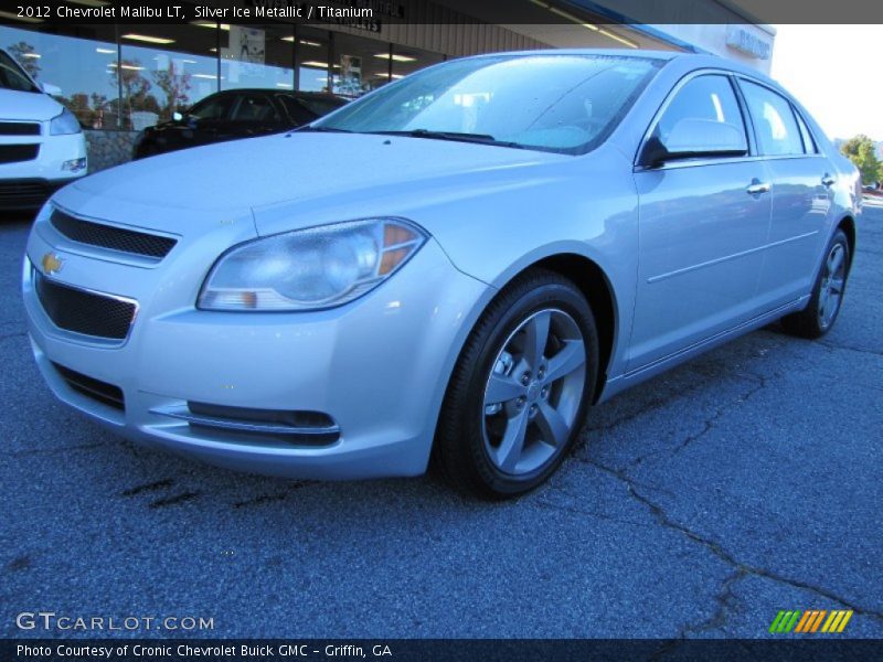 Silver Ice Metallic / Titanium 2012 Chevrolet Malibu LT