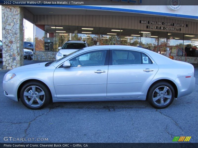 Silver Ice Metallic / Titanium 2012 Chevrolet Malibu LT