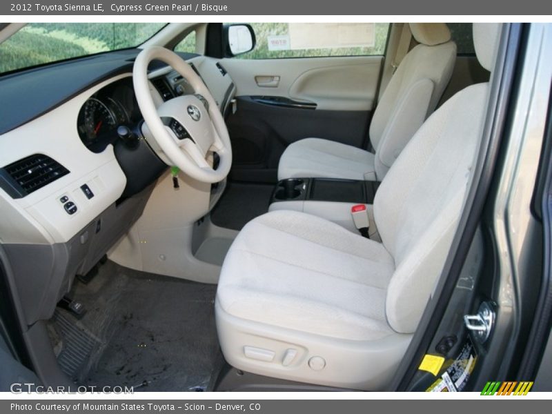  2012 Sienna LE Bisque Interior