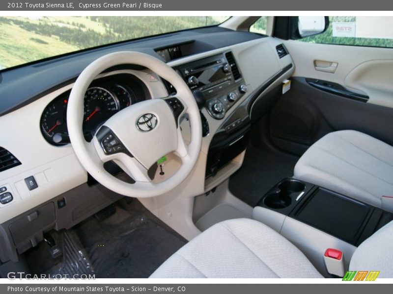  2012 Sienna LE Bisque Interior