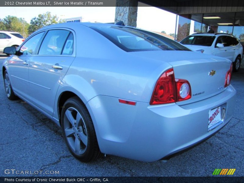 Silver Ice Metallic / Titanium 2012 Chevrolet Malibu LT