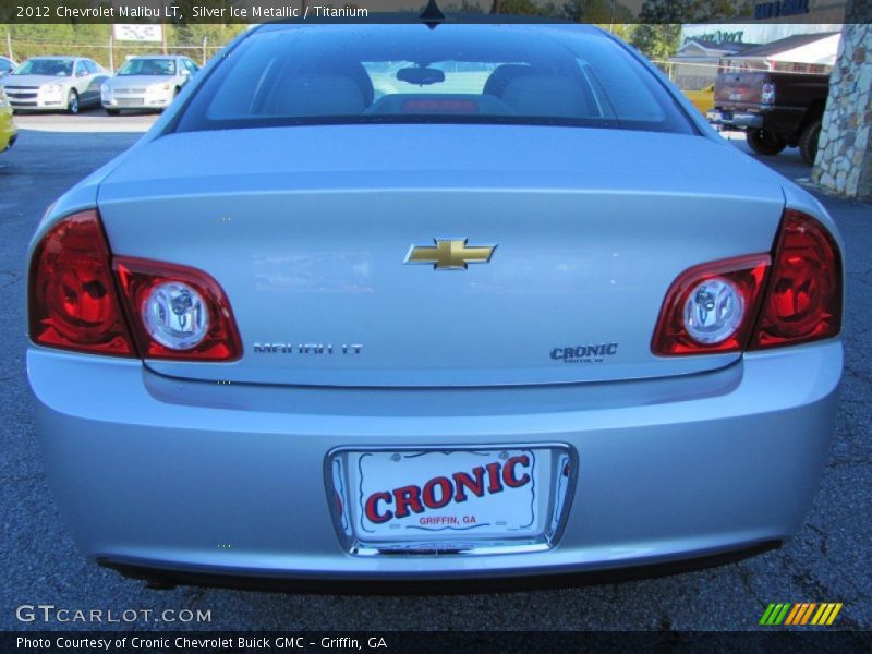 Silver Ice Metallic / Titanium 2012 Chevrolet Malibu LT
