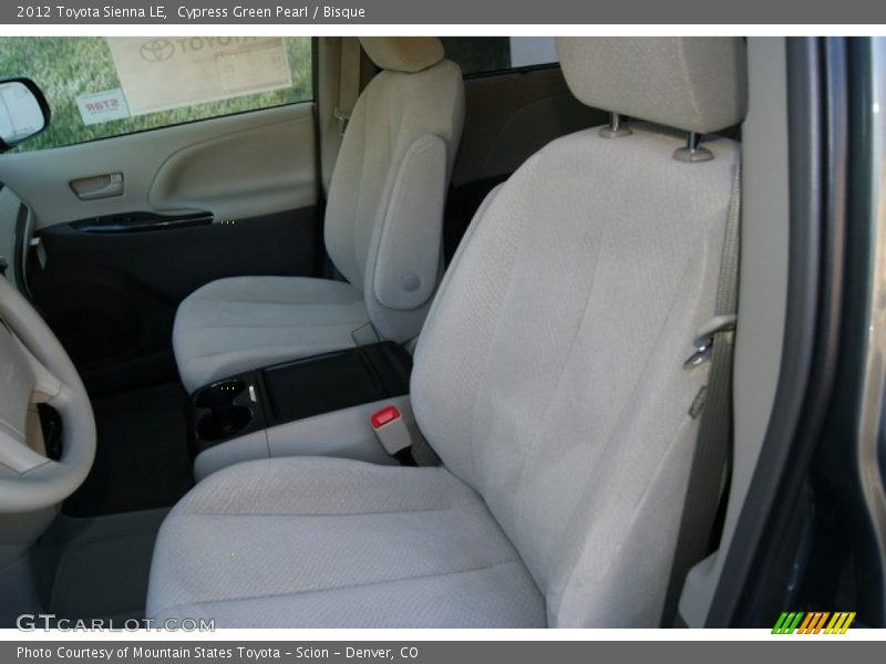Cypress Green Pearl / Bisque 2012 Toyota Sienna LE