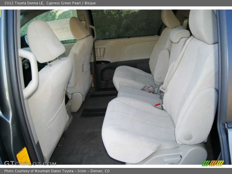 Cypress Green Pearl / Bisque 2012 Toyota Sienna LE
