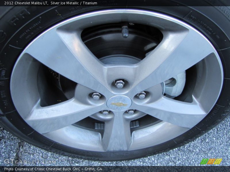 Silver Ice Metallic / Titanium 2012 Chevrolet Malibu LT