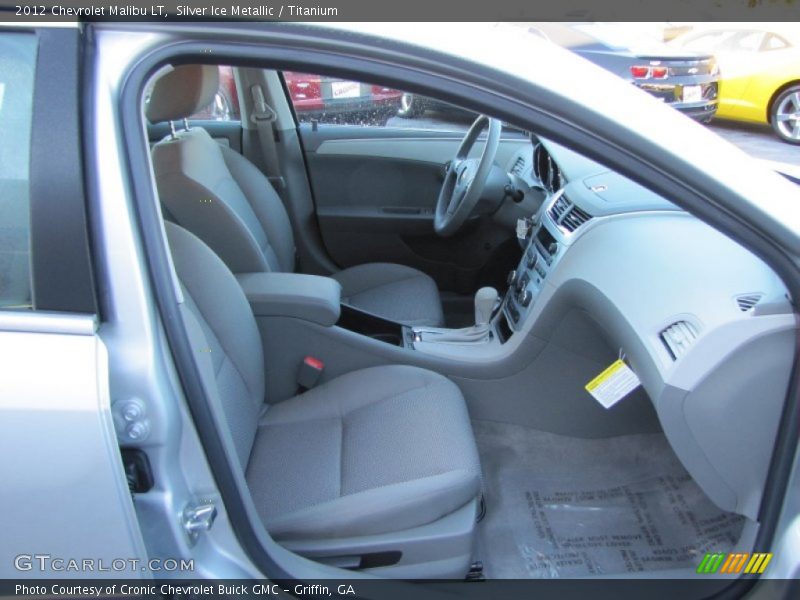 Silver Ice Metallic / Titanium 2012 Chevrolet Malibu LT