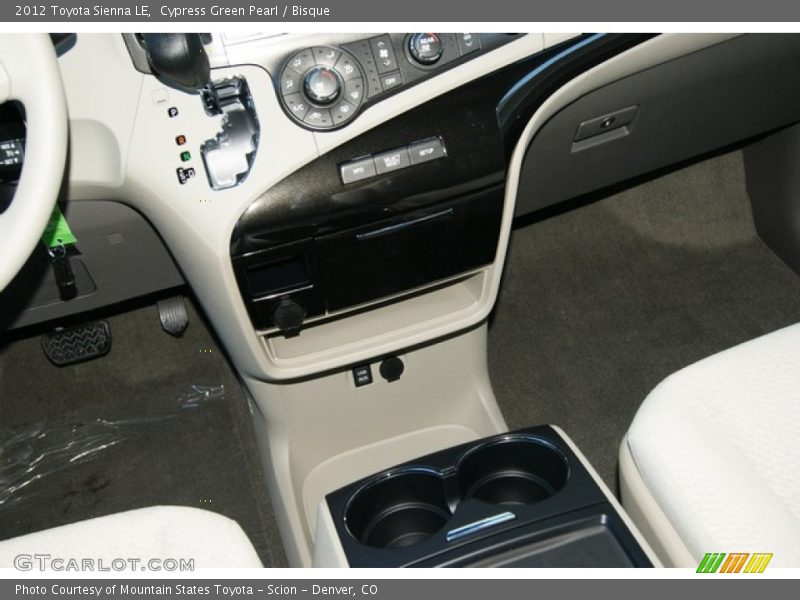 Cypress Green Pearl / Bisque 2012 Toyota Sienna LE