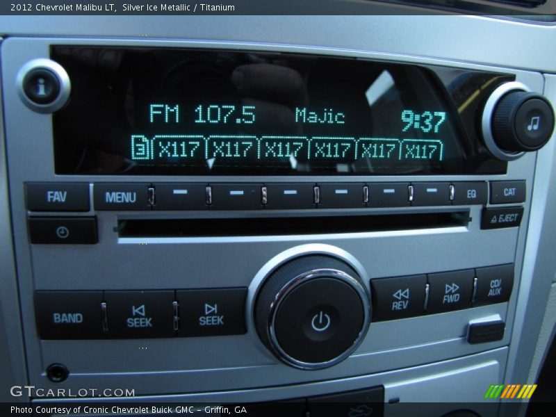 Silver Ice Metallic / Titanium 2012 Chevrolet Malibu LT