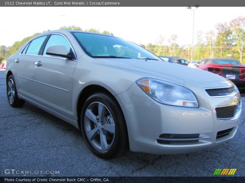 Gold Mist Metallic / Cocoa/Cashmere 2012 Chevrolet Malibu LT