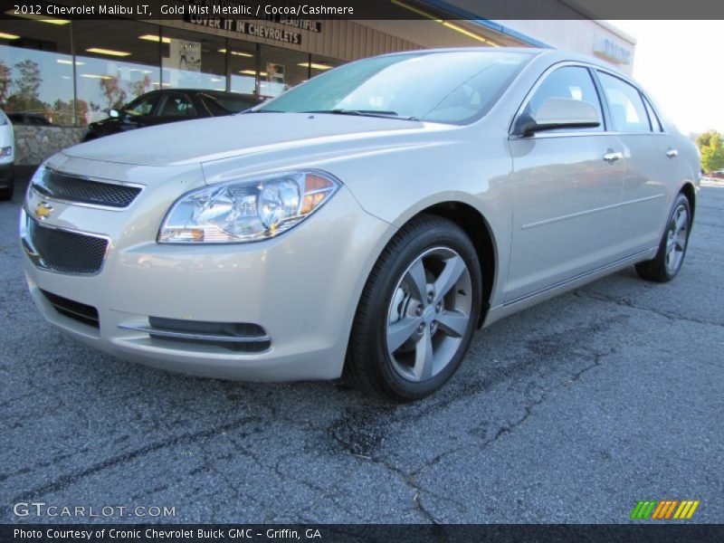 Gold Mist Metallic / Cocoa/Cashmere 2012 Chevrolet Malibu LT