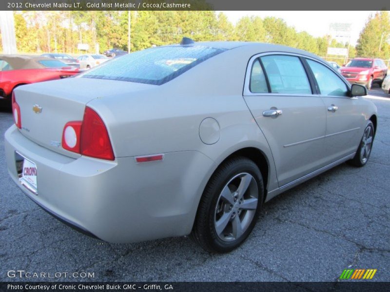 Gold Mist Metallic / Cocoa/Cashmere 2012 Chevrolet Malibu LT