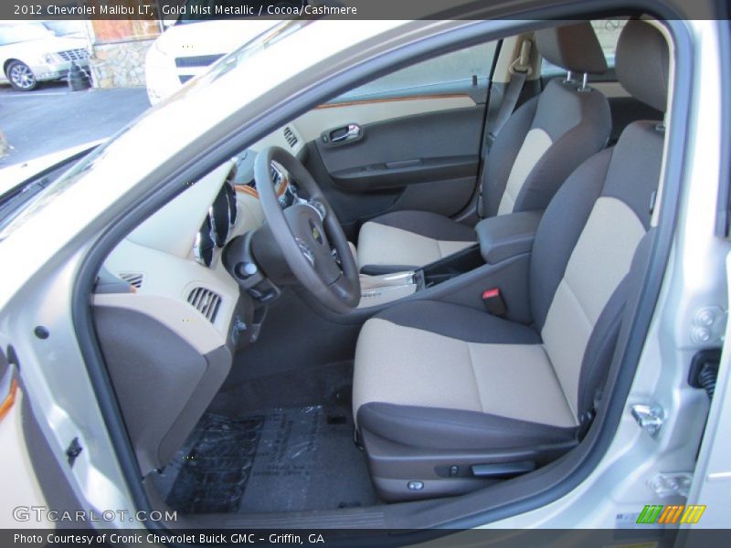 Gold Mist Metallic / Cocoa/Cashmere 2012 Chevrolet Malibu LT