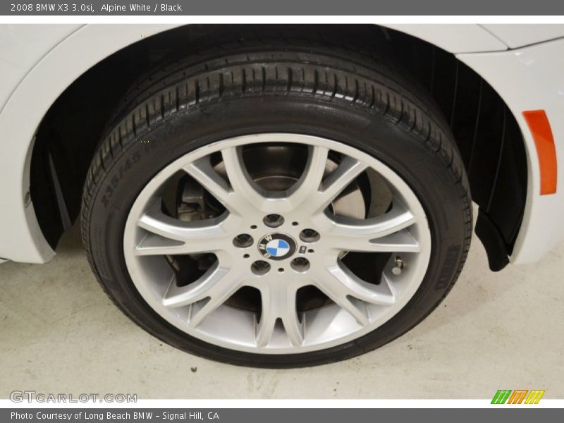 Alpine White / Black 2008 BMW X3 3.0si