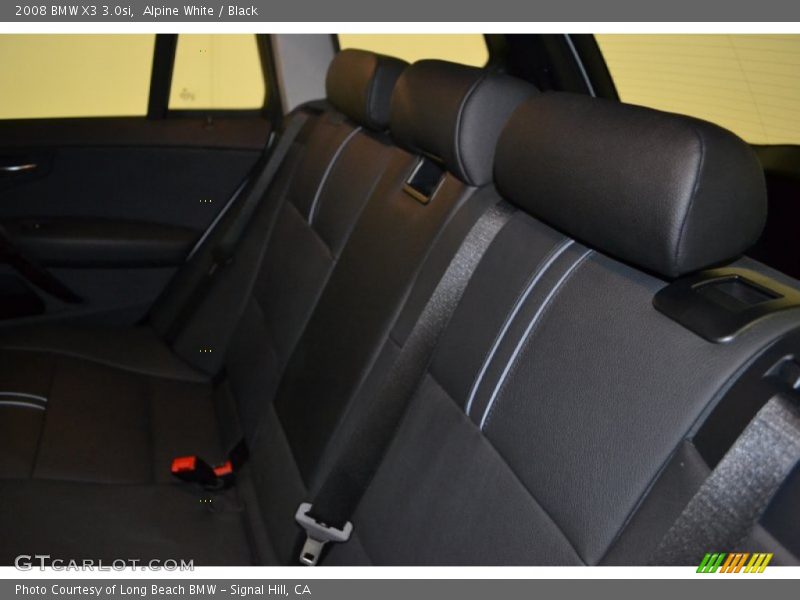 Alpine White / Black 2008 BMW X3 3.0si