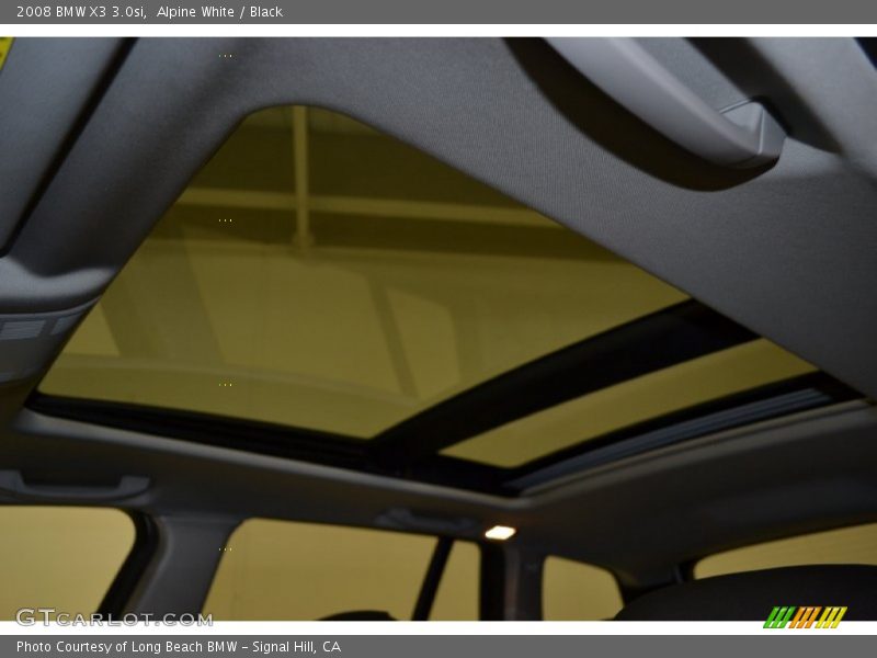 Alpine White / Black 2008 BMW X3 3.0si
