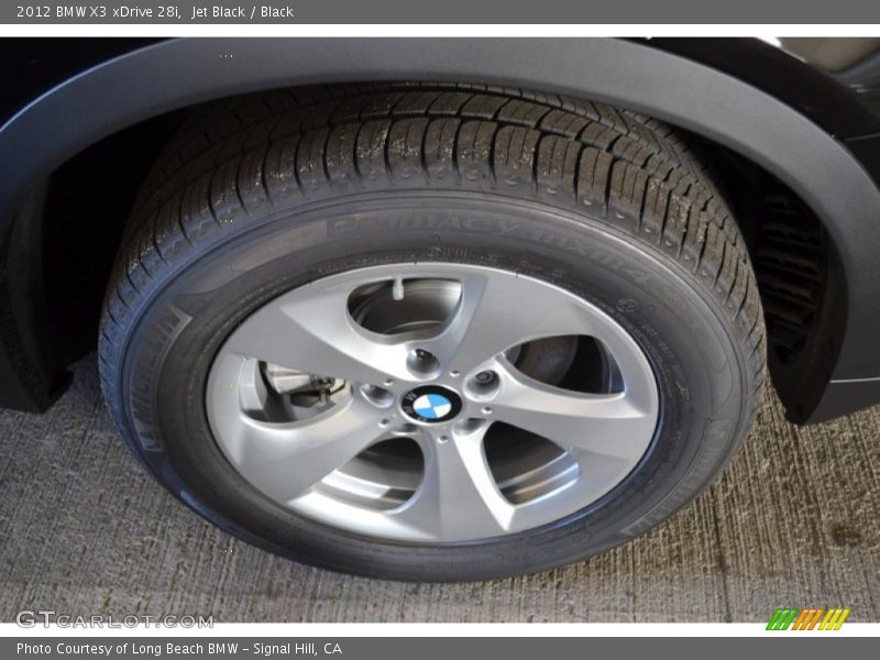 Jet Black / Black 2012 BMW X3 xDrive 28i