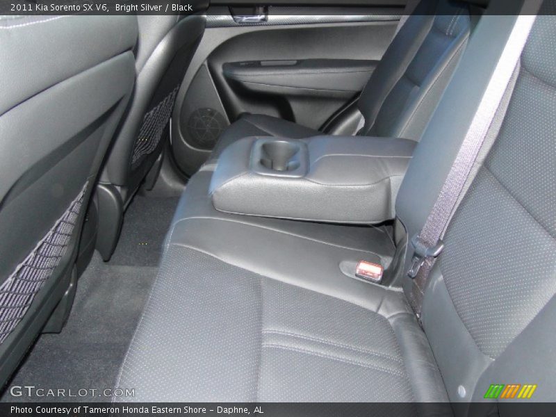 Bright Silver / Black 2011 Kia Sorento SX V6