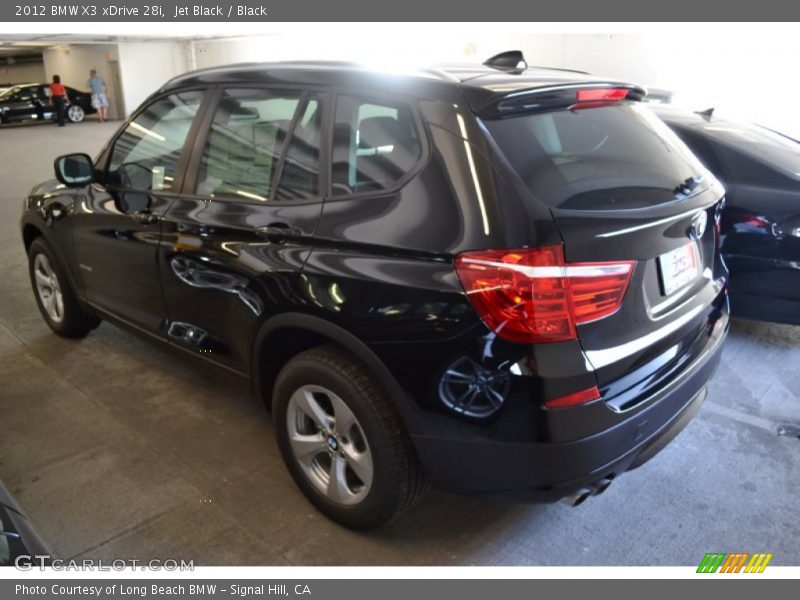 Jet Black / Black 2012 BMW X3 xDrive 28i