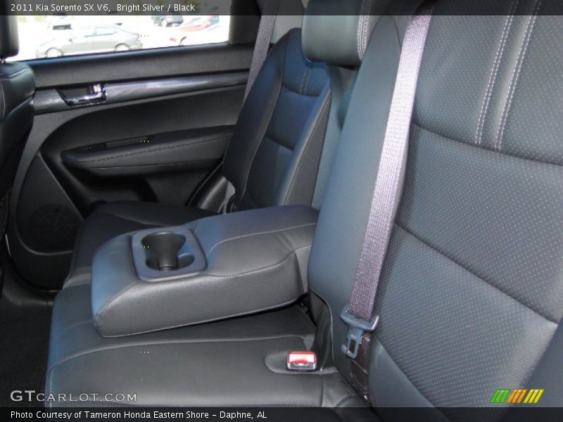 Bright Silver / Black 2011 Kia Sorento SX V6