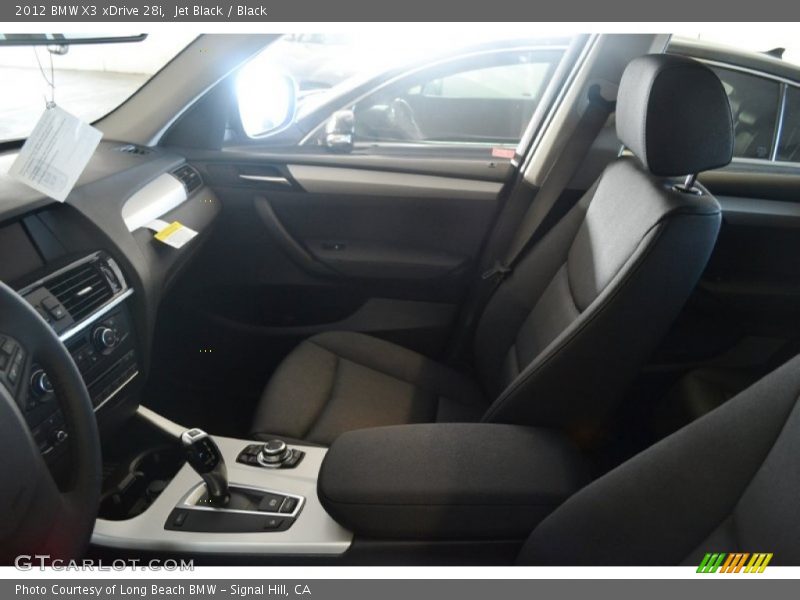 Jet Black / Black 2012 BMW X3 xDrive 28i
