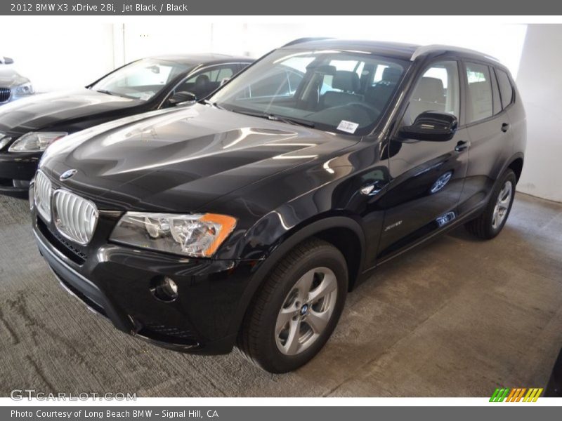 Jet Black / Black 2012 BMW X3 xDrive 28i