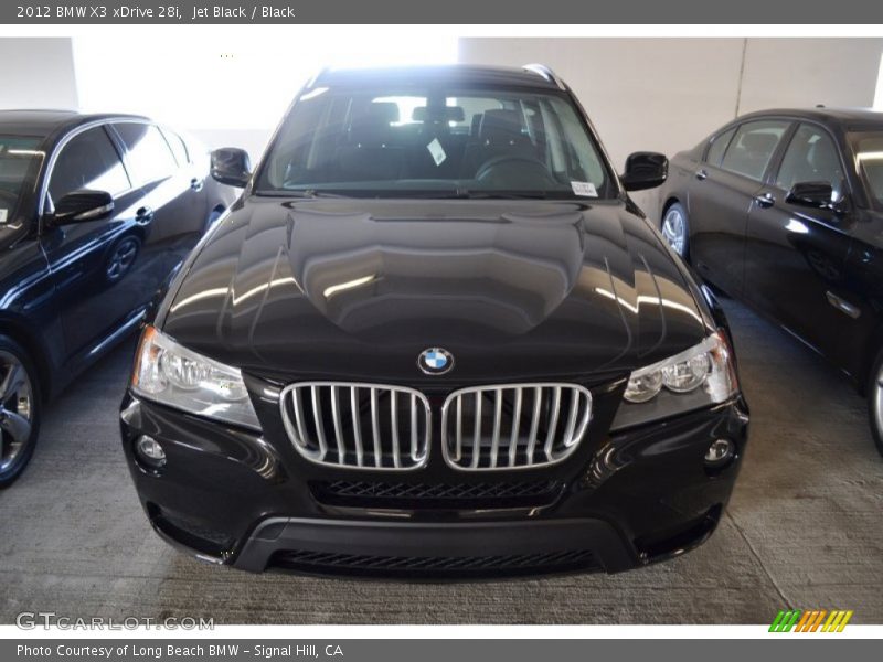 Jet Black / Black 2012 BMW X3 xDrive 28i