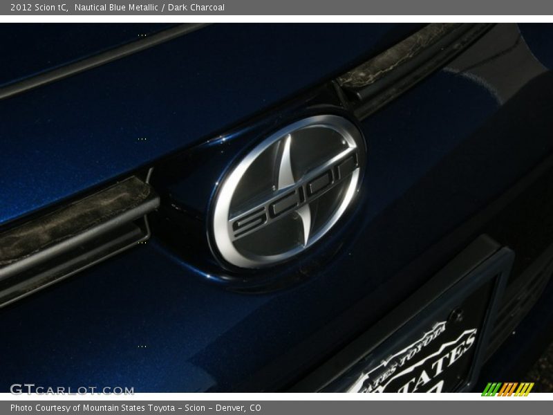 Nautical Blue Metallic / Dark Charcoal 2012 Scion tC