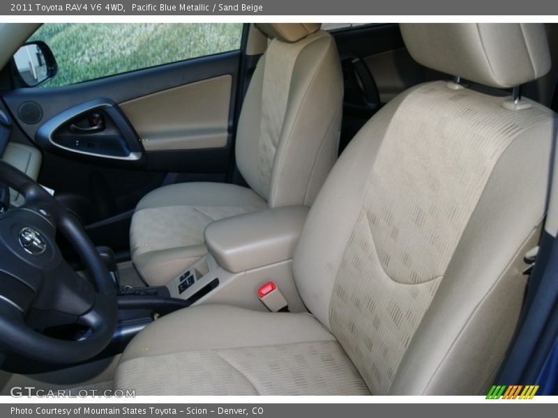 Pacific Blue Metallic / Sand Beige 2011 Toyota RAV4 V6 4WD