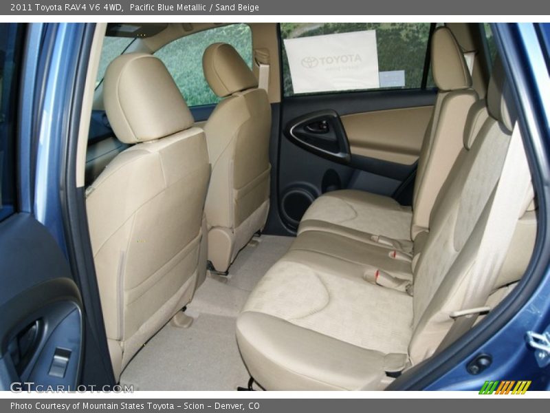 Pacific Blue Metallic / Sand Beige 2011 Toyota RAV4 V6 4WD