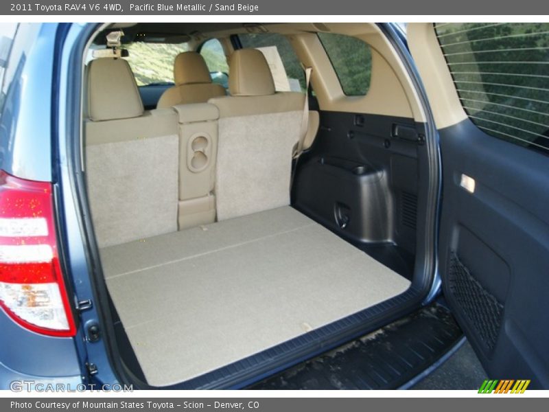 Pacific Blue Metallic / Sand Beige 2011 Toyota RAV4 V6 4WD