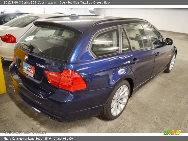 Deep Sea Blue Metallic / Oyster/Black 2012 BMW 3 Series 328i Sports Wagon