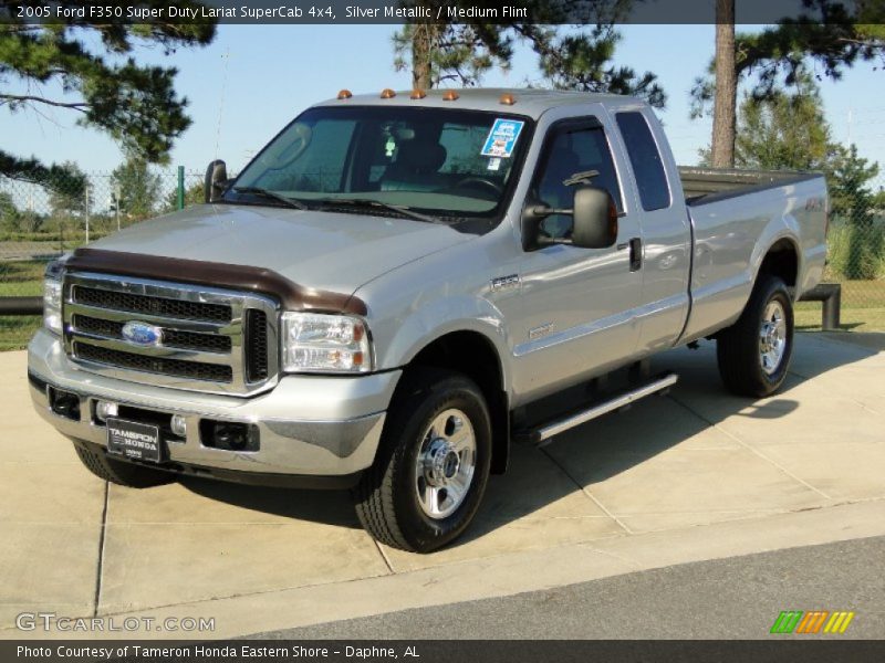 Silver Metallic / Medium Flint 2005 Ford F350 Super Duty Lariat SuperCab 4x4