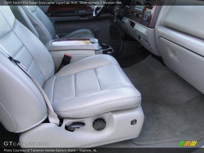  2005 F350 Super Duty Lariat SuperCab 4x4 Medium Flint Interior