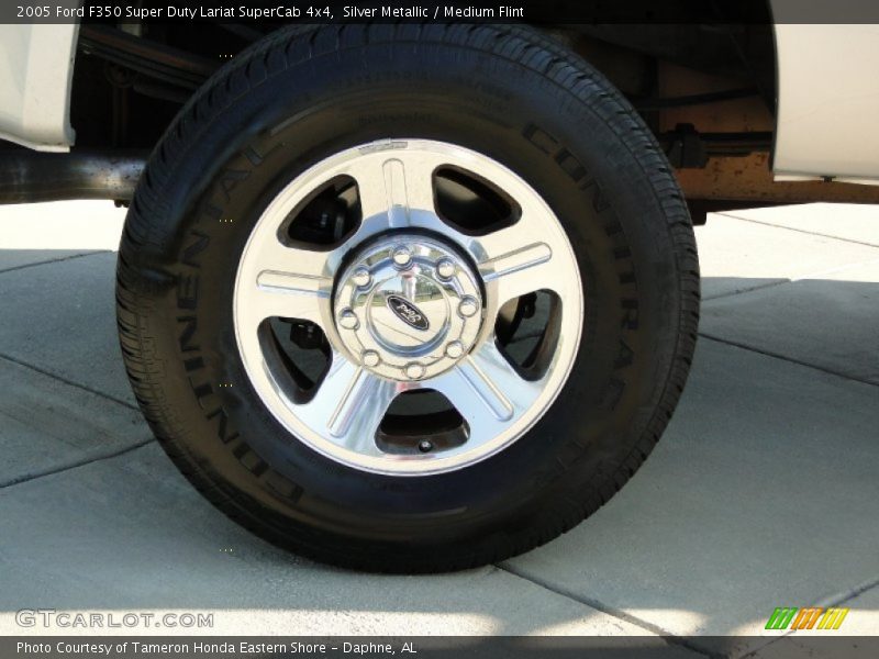 Silver Metallic / Medium Flint 2005 Ford F350 Super Duty Lariat SuperCab 4x4