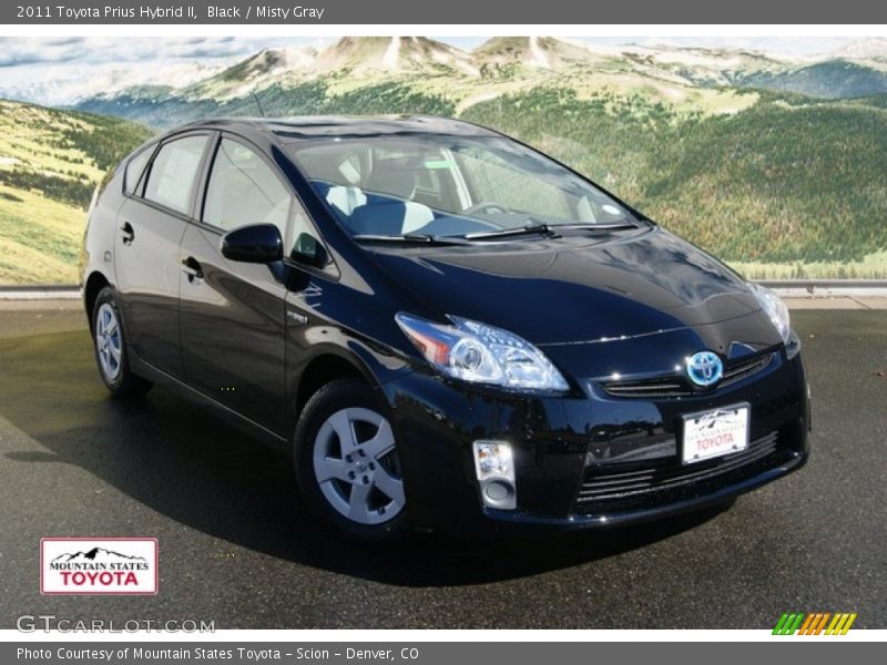 Black / Misty Gray 2011 Toyota Prius Hybrid II