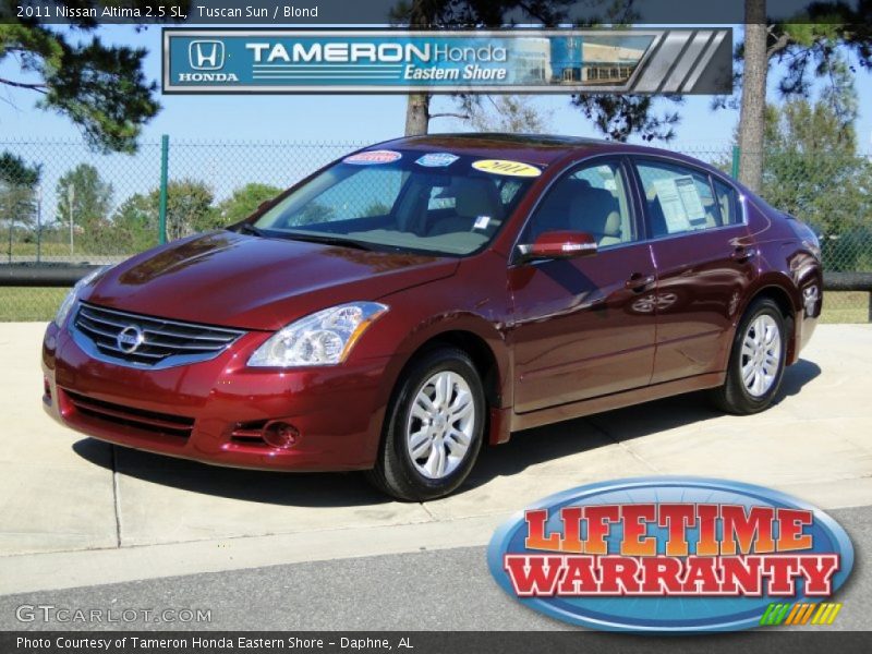 Tuscan Sun / Blond 2011 Nissan Altima 2.5 SL