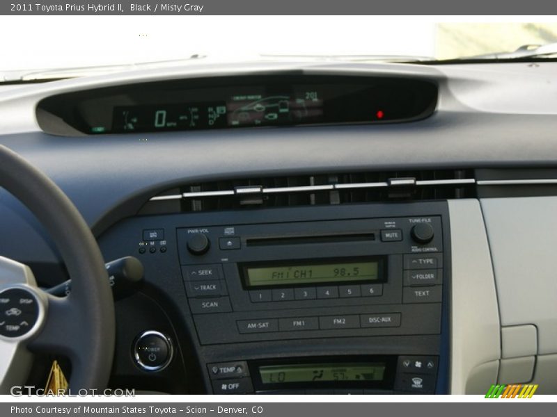 Black / Misty Gray 2011 Toyota Prius Hybrid II