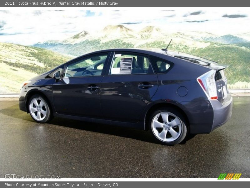 Winter Gray Metallic / Misty Gray 2011 Toyota Prius Hybrid V