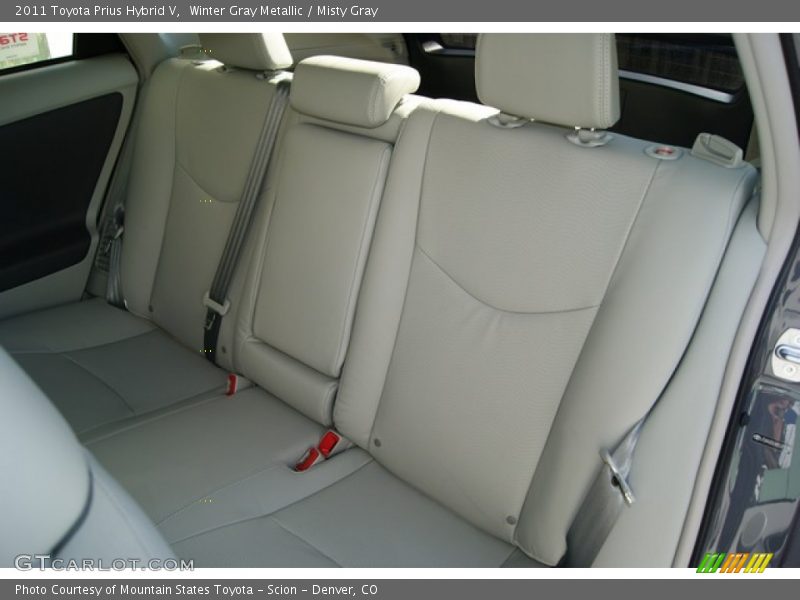 Winter Gray Metallic / Misty Gray 2011 Toyota Prius Hybrid V